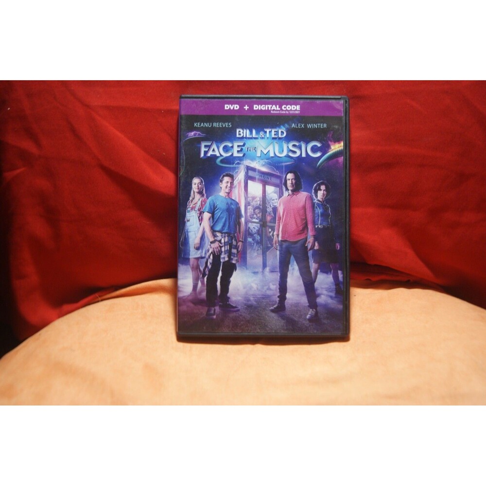 Bill & Ted Face the Music[DVD] Keanu Reeves SCFI Time Traveler Saves World Silly